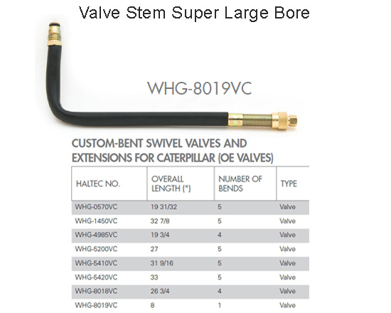 Valve Stem Haltec WHG-8019VC